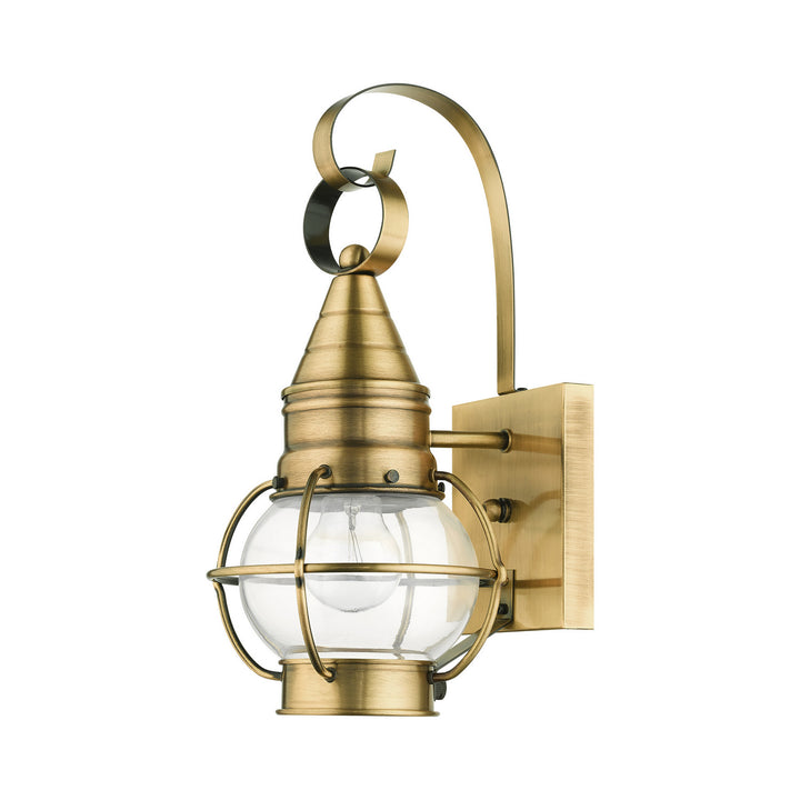 Livex Lighting 26900-01  Newburyport Outdoor Antique Brass