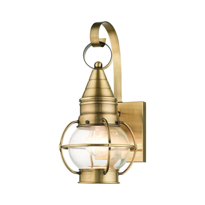 Livex Lighting 26900-01  Newburyport Outdoor Antique Brass