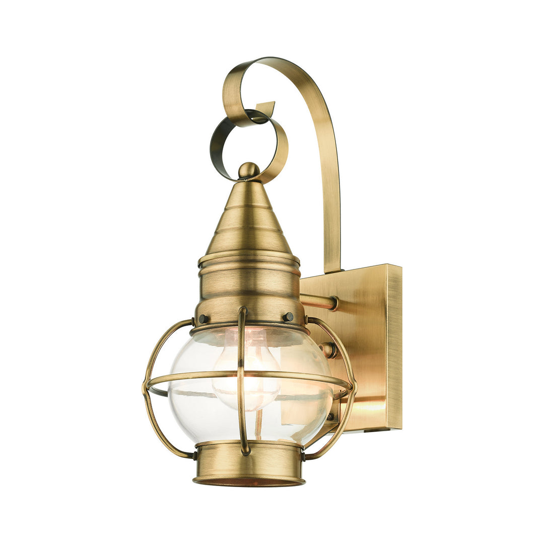 Livex Lighting 26900-01  Newburyport Outdoor Antique Brass