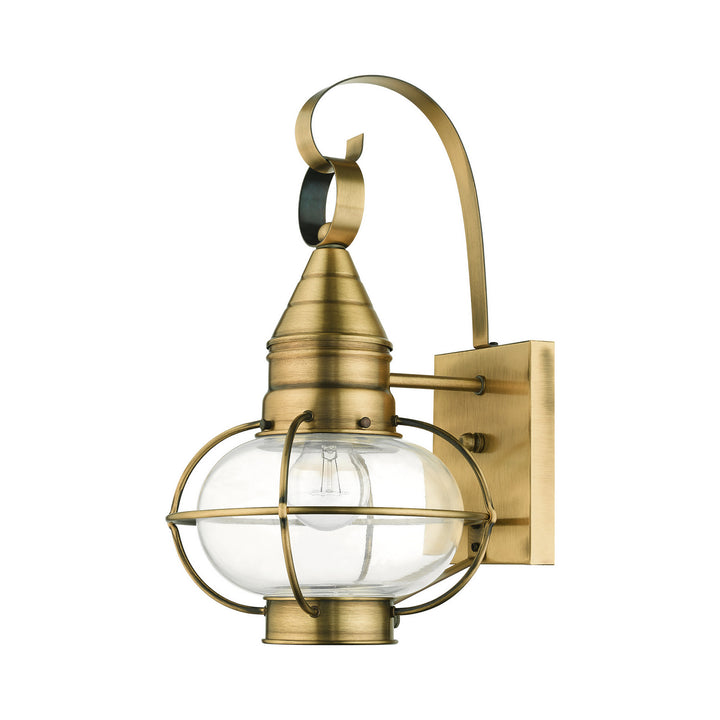 Livex Lighting 26901-01  Newburyport Outdoor Antique Brass