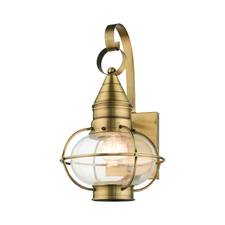 Livex Lighting 26901-01  Newburyport Outdoor Antique Brass