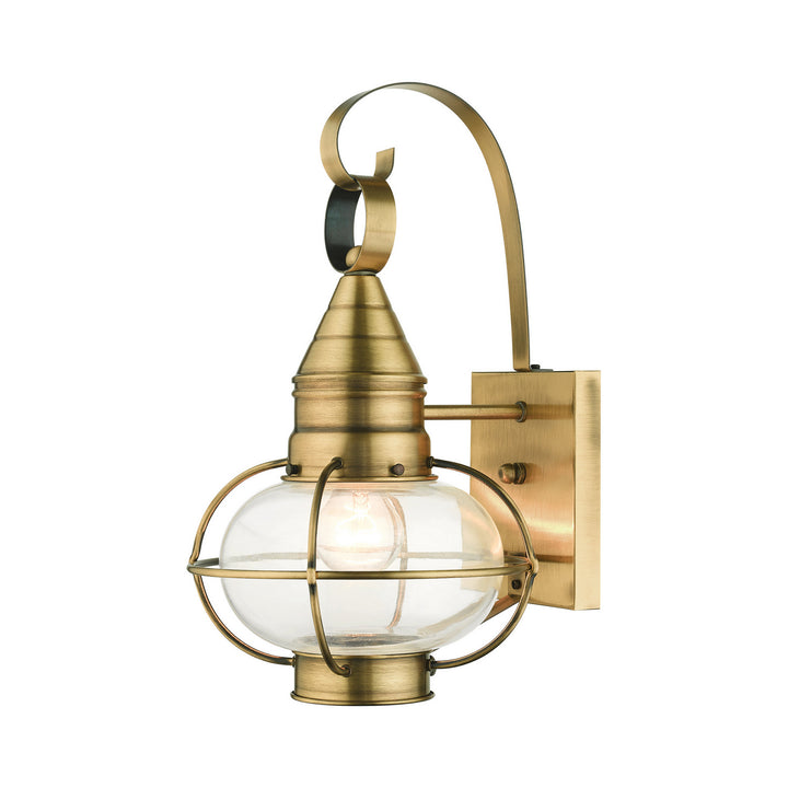 Livex Lighting 26901-01  Newburyport Outdoor Antique Brass