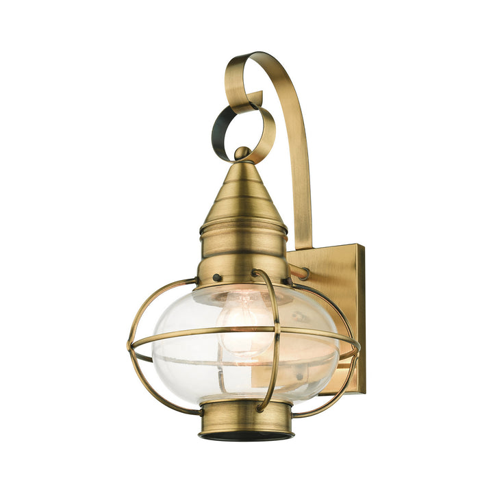 Livex Lighting 26901-01  Newburyport Outdoor Antique Brass