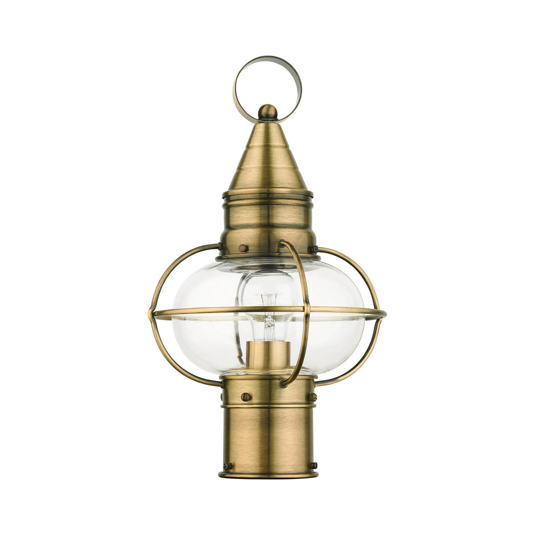 Livex Lighting 26902-01  Newburyport Outdoor Antique Brass