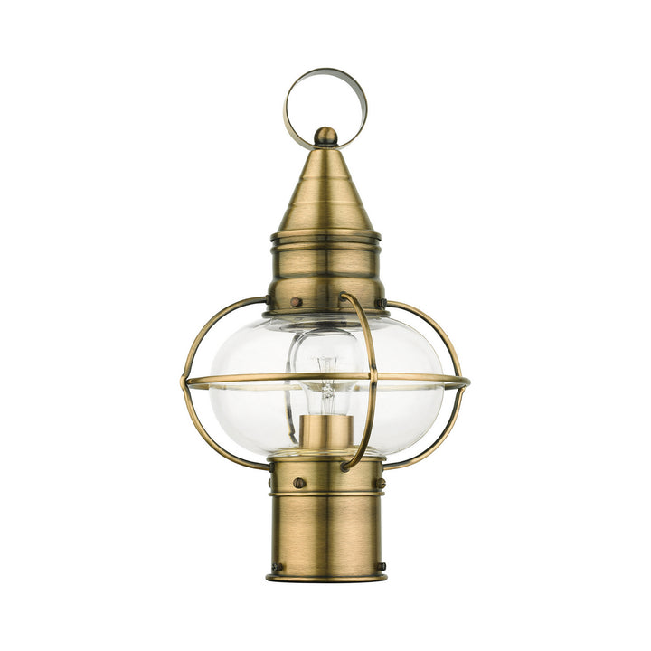Livex Lighting 26902-01  Newburyport Outdoor Antique Brass