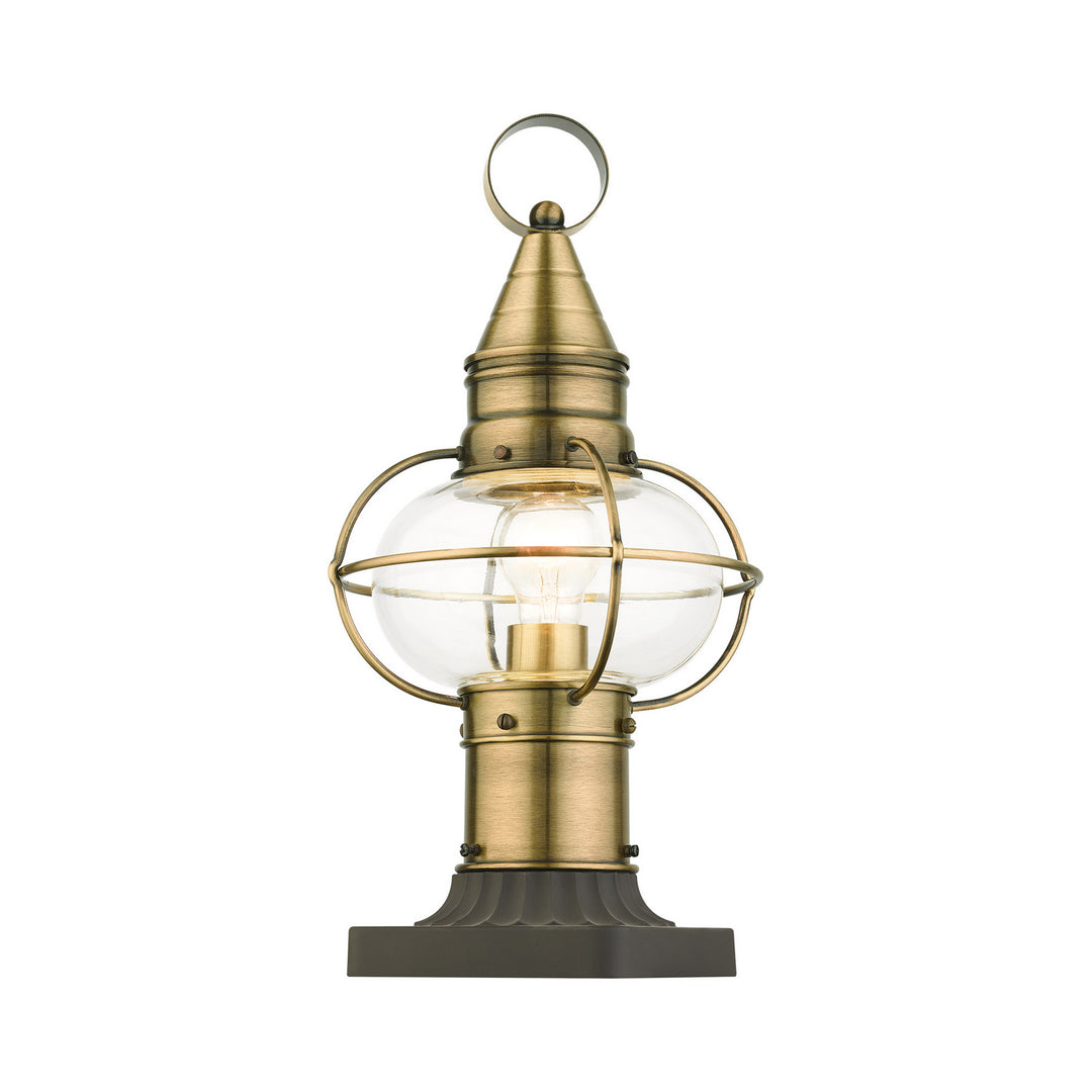 Livex Lighting 26902-01  Newburyport Outdoor Antique Brass