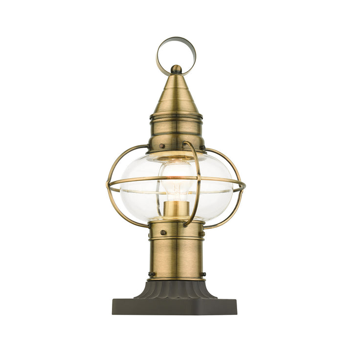 Livex Lighting 26902-01  Newburyport Outdoor Antique Brass