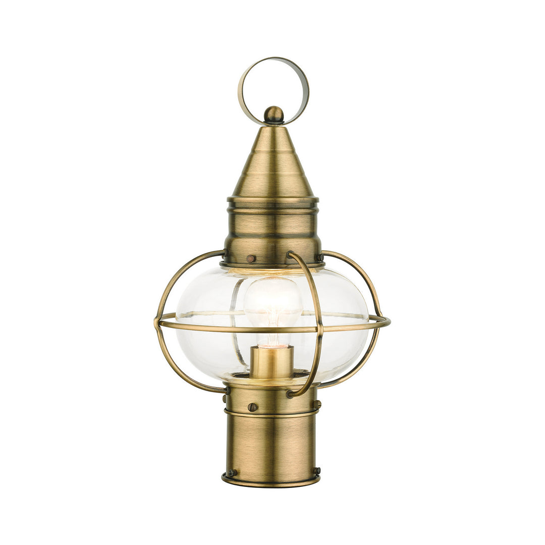 Livex Lighting 26902-01  Newburyport Outdoor Antique Brass