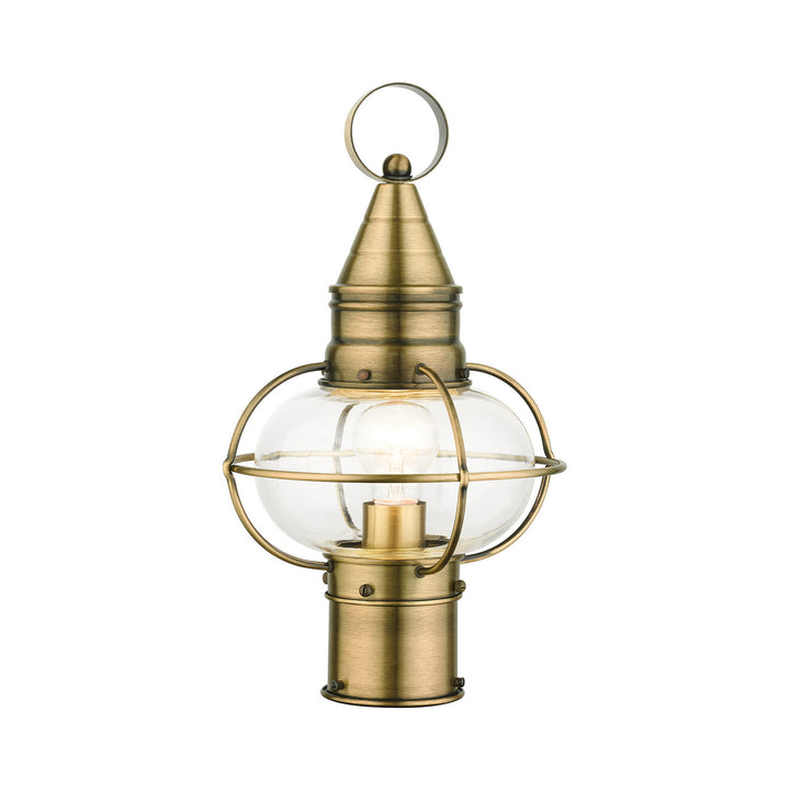 Livex Lighting 26902-01  Newburyport Outdoor Antique Brass