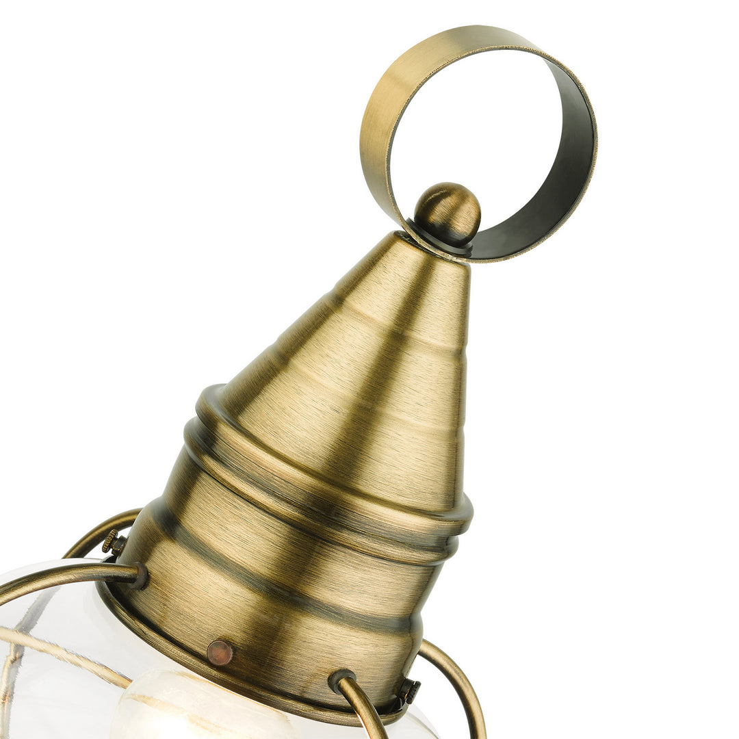 Livex Lighting 26902-01  Newburyport Outdoor Antique Brass