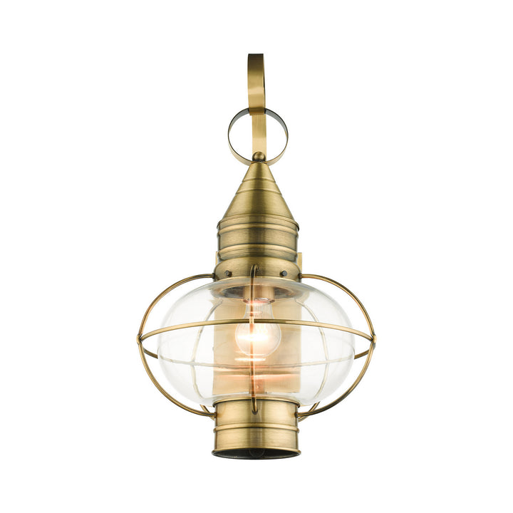 Livex Lighting 26904-01  Newburyport Outdoor Antique Brass
