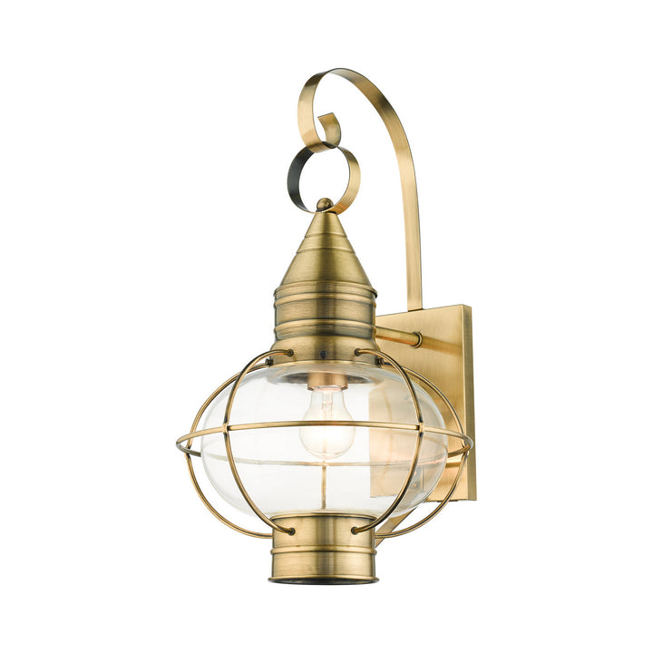 Livex Lighting 26904-01  Newburyport Outdoor Antique Brass