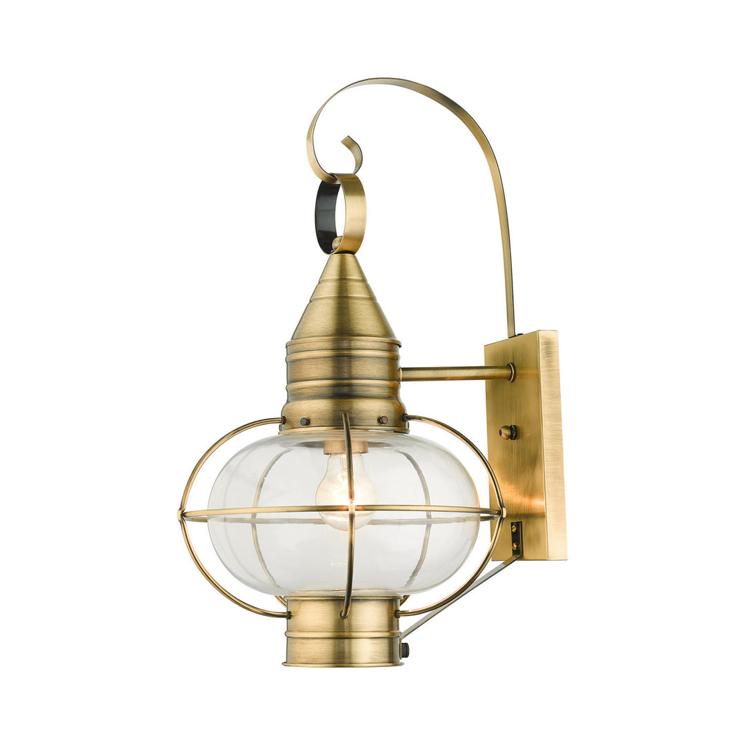Livex Lighting 26904-01  Newburyport Outdoor Antique Brass