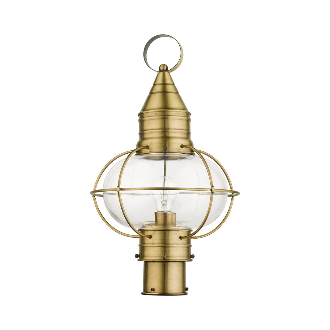 Livex Lighting 26905-01  Newburyport Outdoor Antique Brass