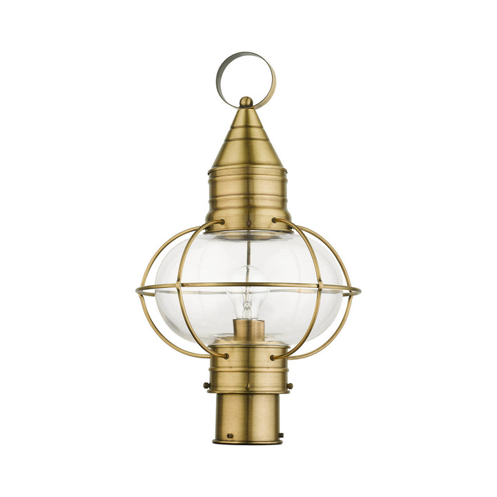 Livex Lighting 26905-01  Newburyport Outdoor Antique Brass
