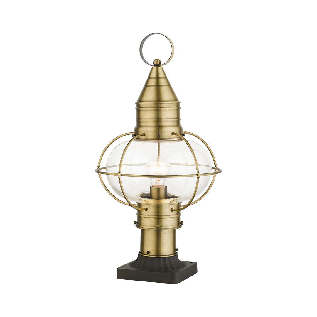 Livex Lighting 26905-01  Newburyport Outdoor Antique Brass