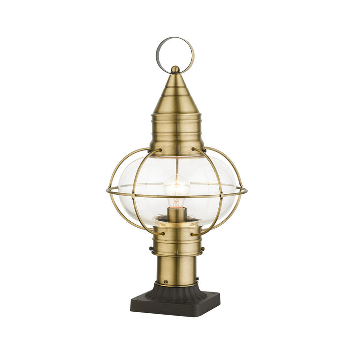 Livex Lighting 26905-01  Newburyport Outdoor Antique Brass