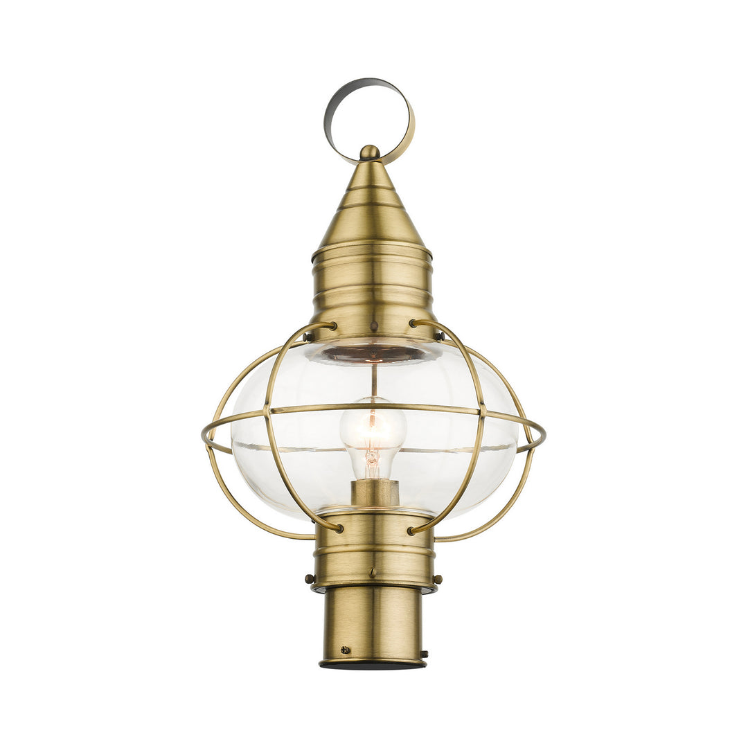 Livex Lighting 26905-01  Newburyport Outdoor Antique Brass