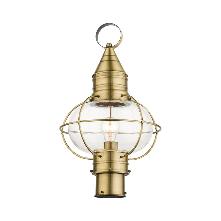 Livex Lighting 26905-01  Newburyport Outdoor Antique Brass