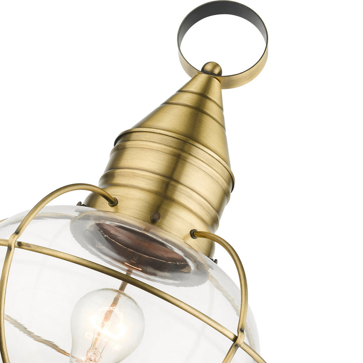 Livex Lighting 26905-01  Newburyport Outdoor Antique Brass
