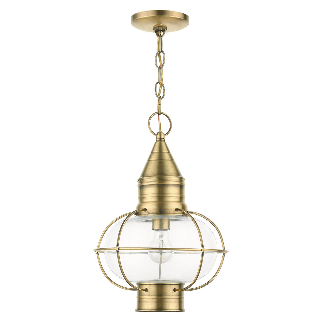 Livex Lighting 26906-01  Newburyport Outdoor Antique Brass