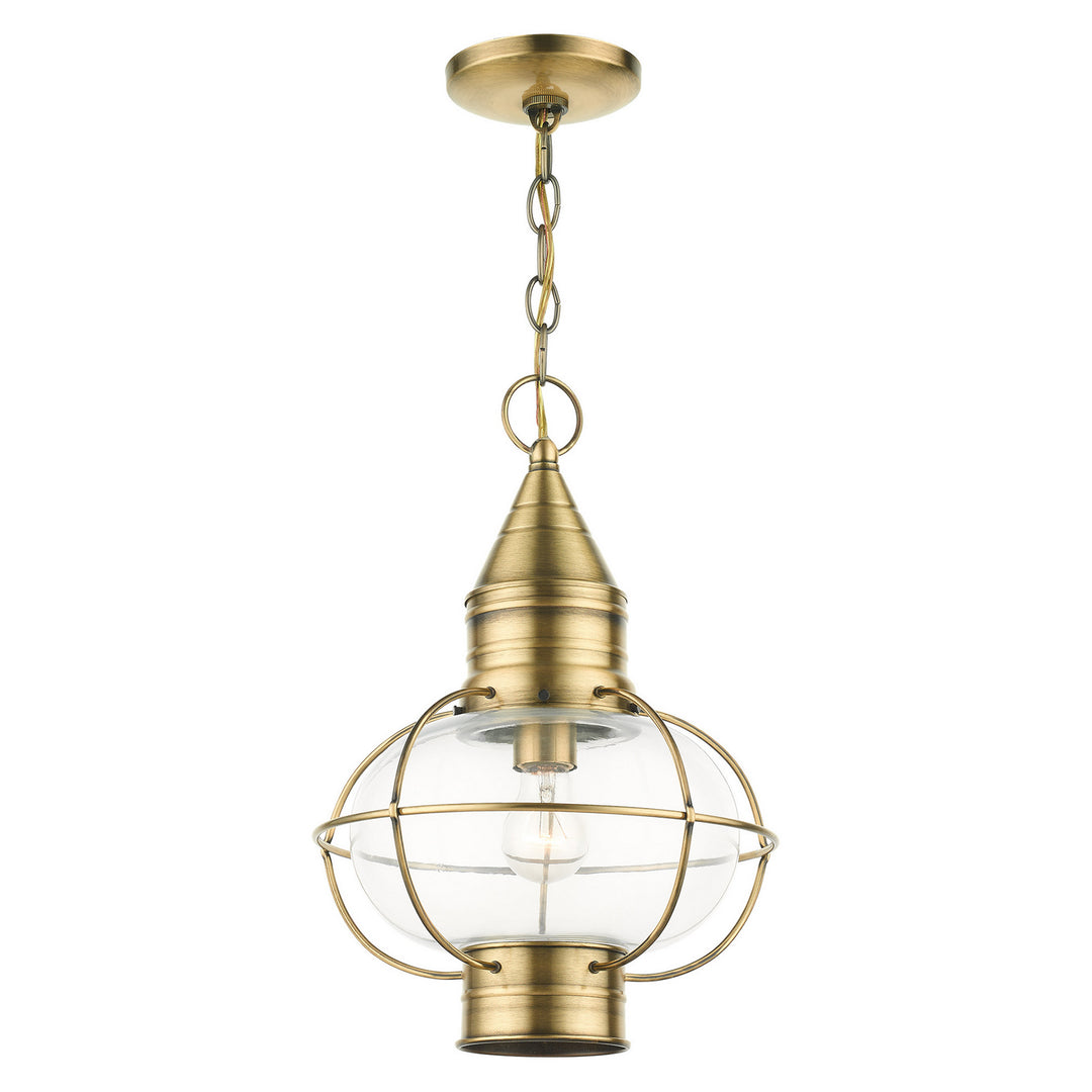 Livex Lighting 26906-01  Newburyport Outdoor Antique Brass