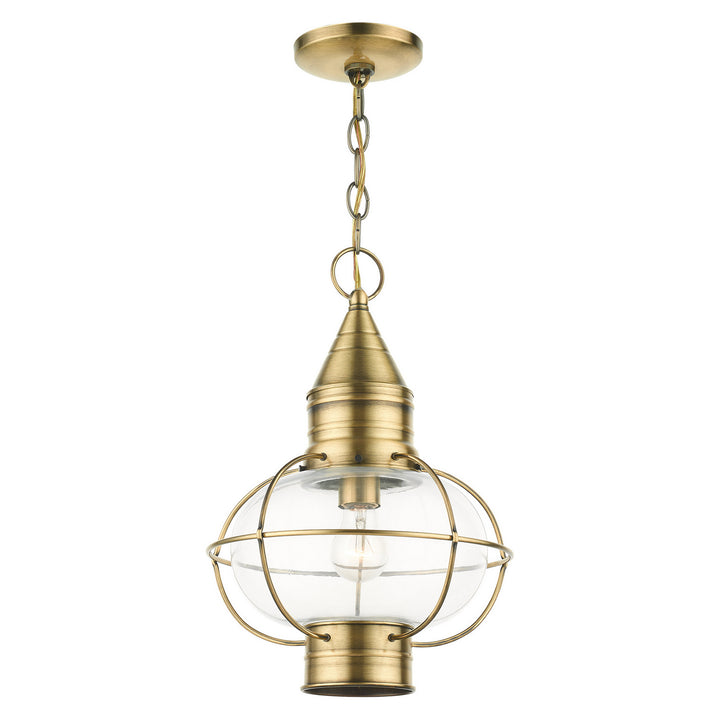 Livex Lighting 26906-01  Newburyport Outdoor Antique Brass