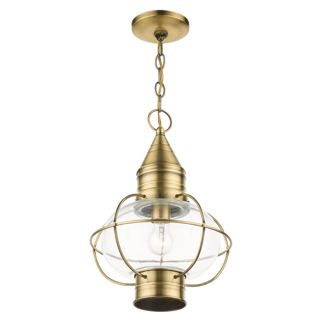 Livex Lighting 26906-01  Newburyport Outdoor Antique Brass