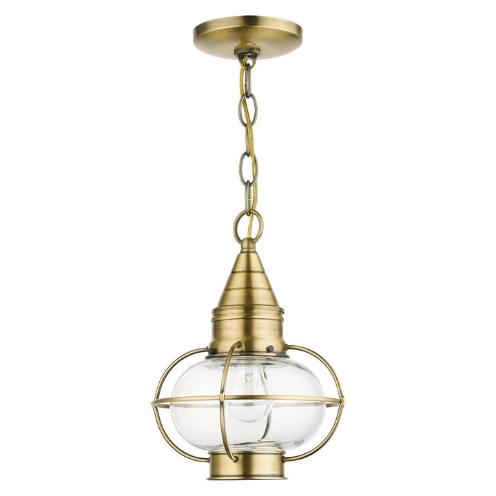 Livex Lighting 26910-01  Newburyport Outdoor Antique Brass