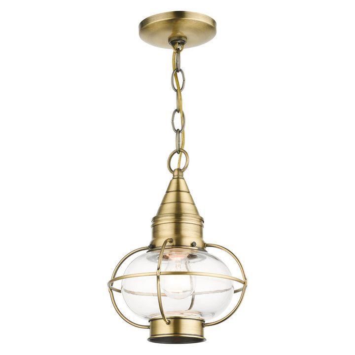 Livex Lighting 26910-01  Newburyport Outdoor Antique Brass