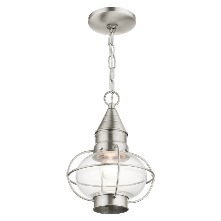 Livex Lighting 26910-91  Newburyport Outdoor Brushed Nickel
