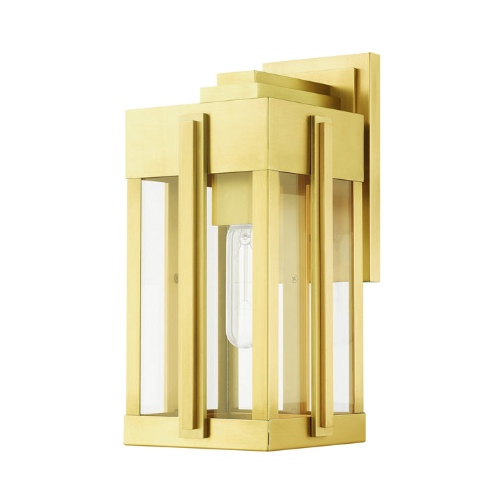 Livex Lighting 27712-08  Lexington Outdoor Natural Brass