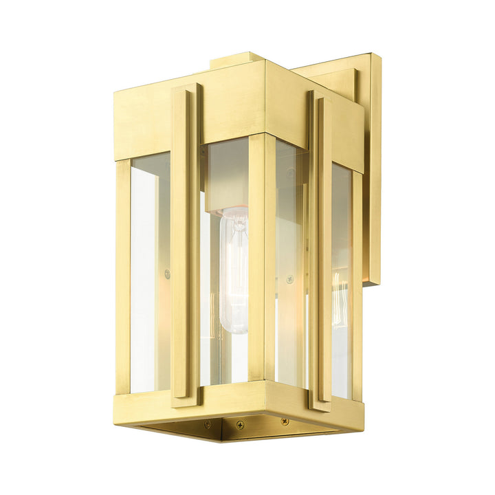 Livex Lighting 27712-08  Lexington Outdoor Natural Brass