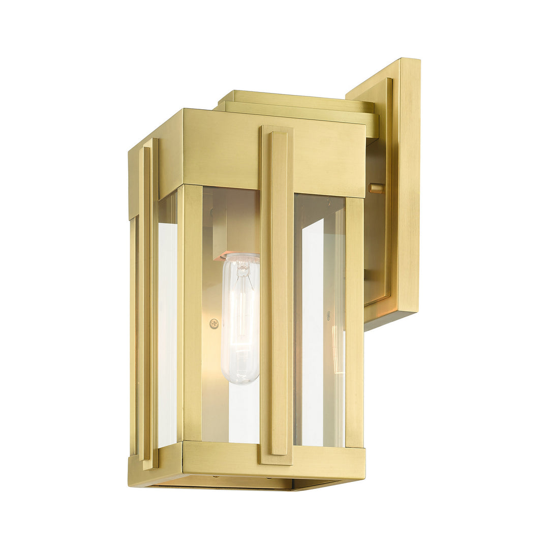 Livex Lighting 27712-08  Lexington Outdoor Natural Brass