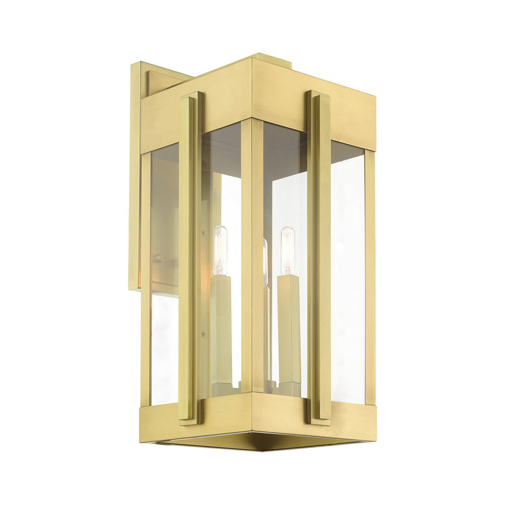Livex Lighting 27715-08  Lexington Outdoor Natural Brass