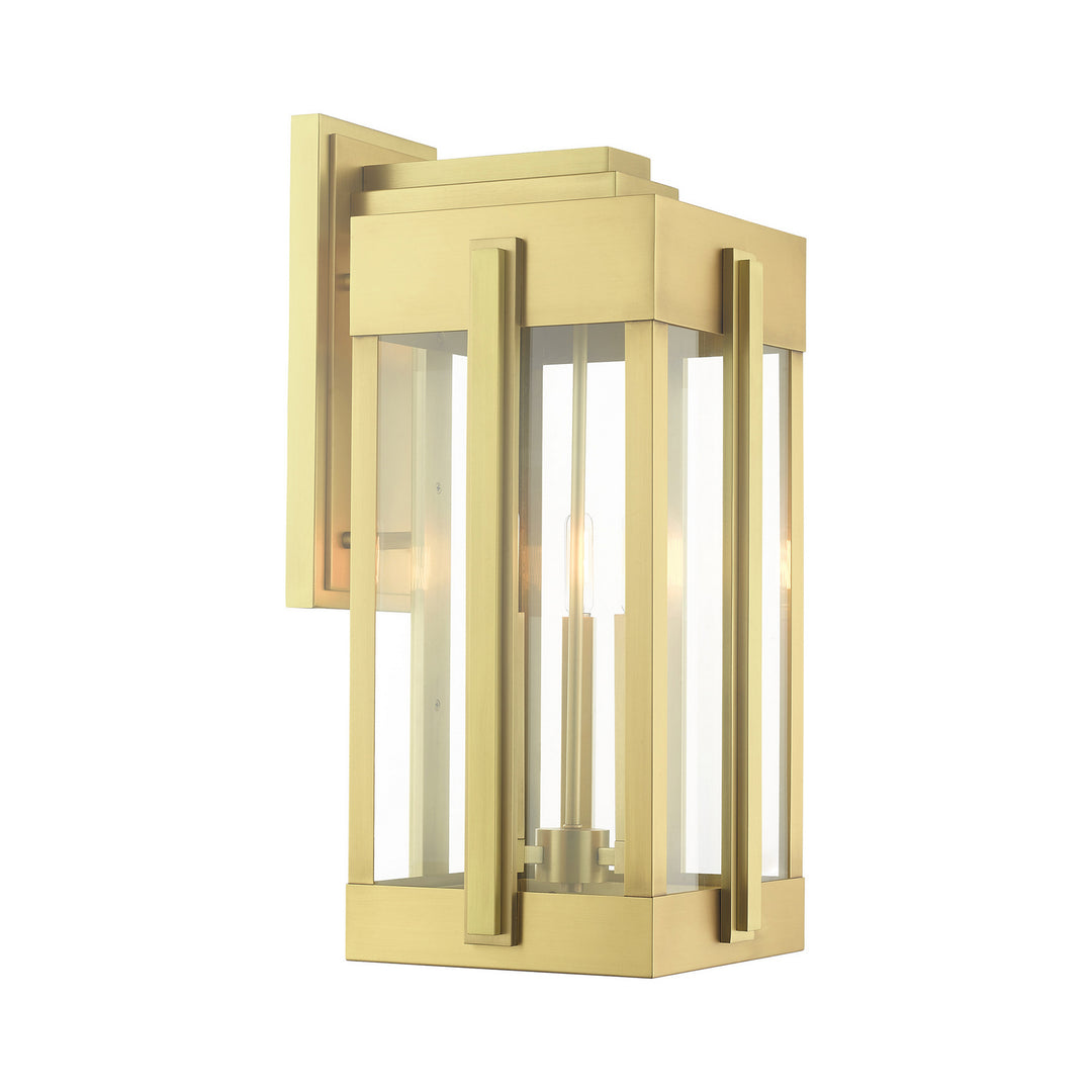 Livex Lighting 27715-08  Lexington Outdoor Natural Brass