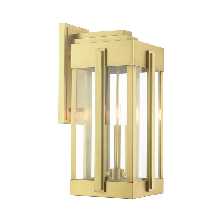 Livex Lighting 27715-08  Lexington Outdoor Natural Brass
