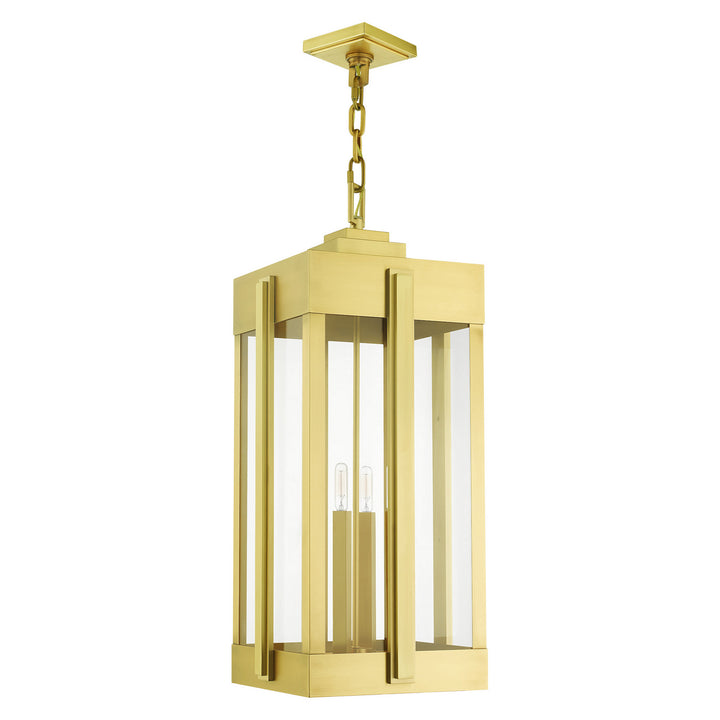 Livex Lighting 27720-08  Lexington Outdoor Natural Brass