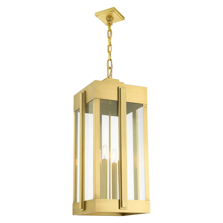 Livex Lighting 27720-08  Lexington Outdoor Natural Brass
