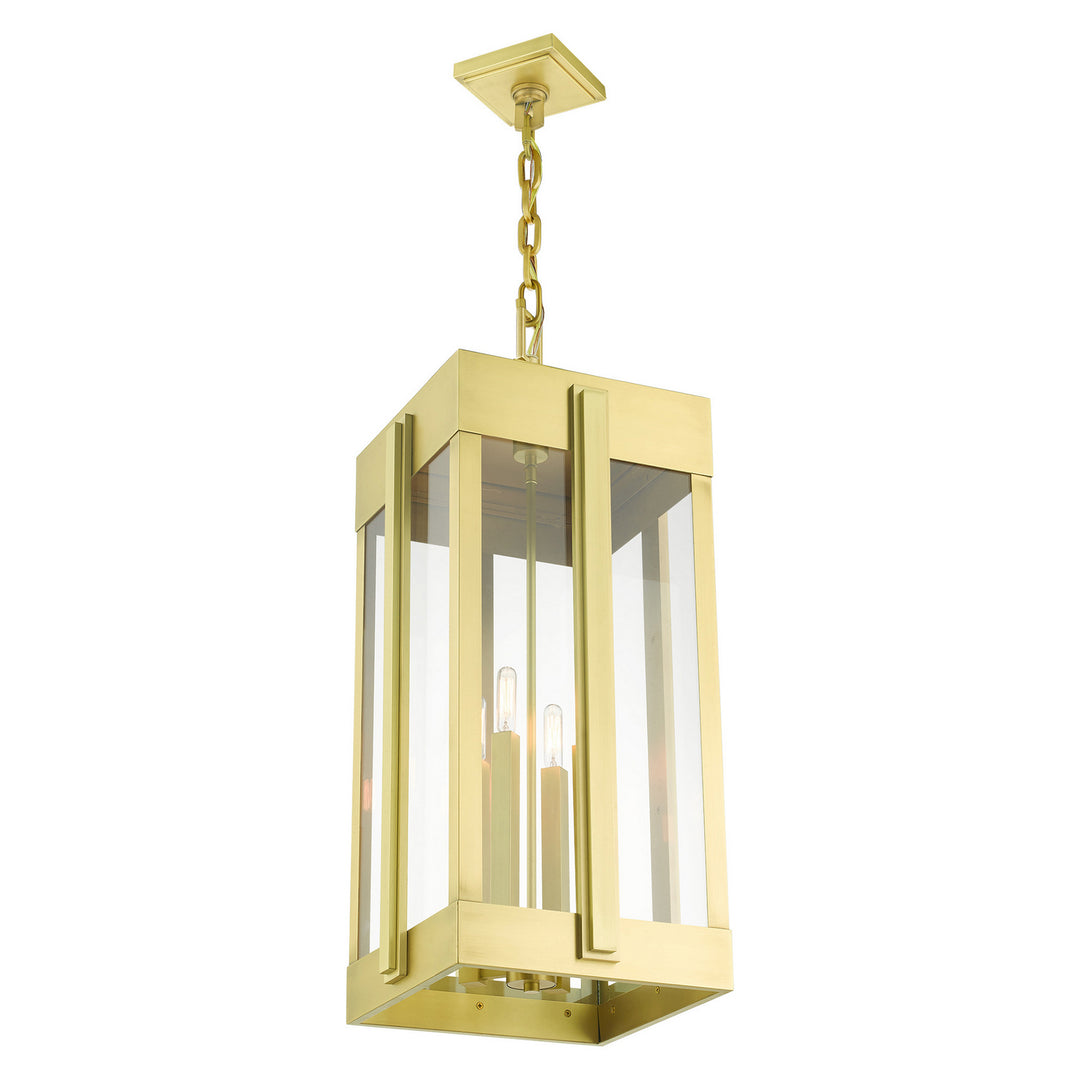Livex Lighting 27720-08  Lexington Outdoor Natural Brass