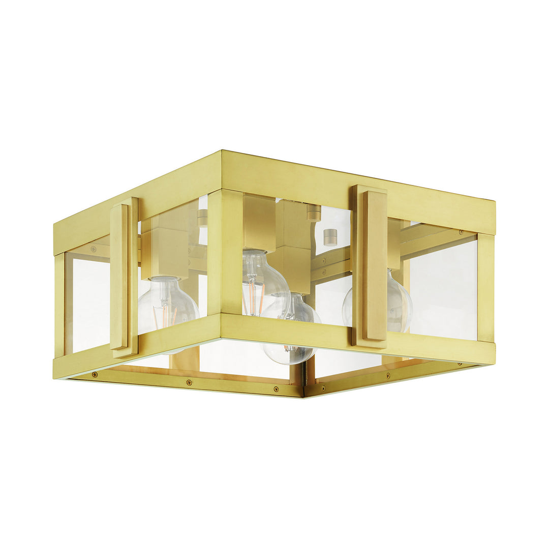 Livex Lighting 27723-08  Lexington Outdoor Natural Brass