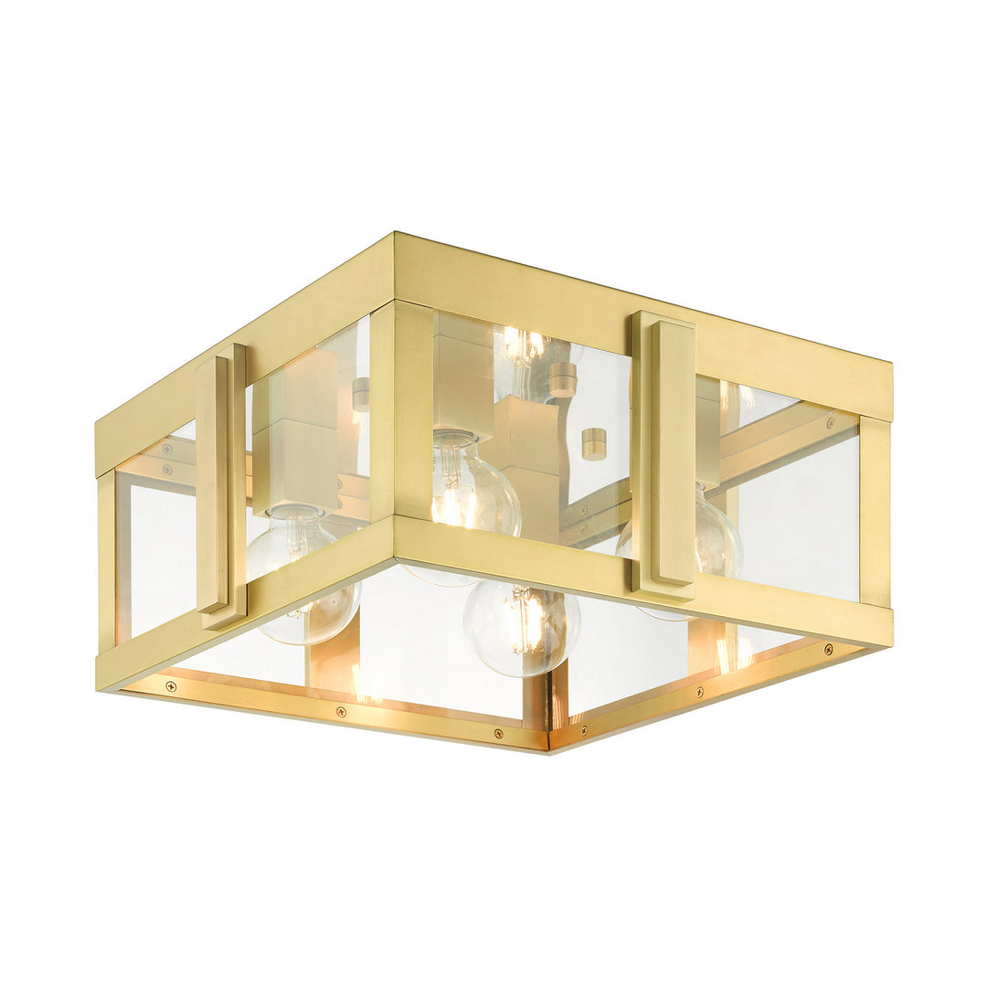 Livex Lighting 27723-08  Lexington Outdoor Natural Brass