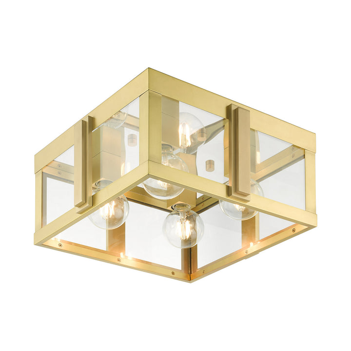 Livex Lighting 27723-08  Lexington Outdoor Natural Brass