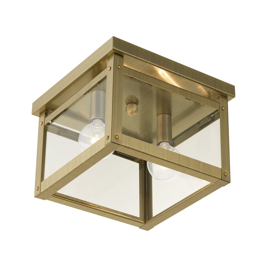 Livex Milford 4031-01 Ceiling Light - Antique Brass