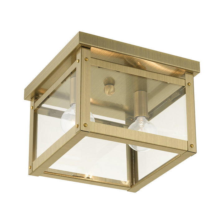 Livex Milford 4031-01 Ceiling Light - Antique Brass