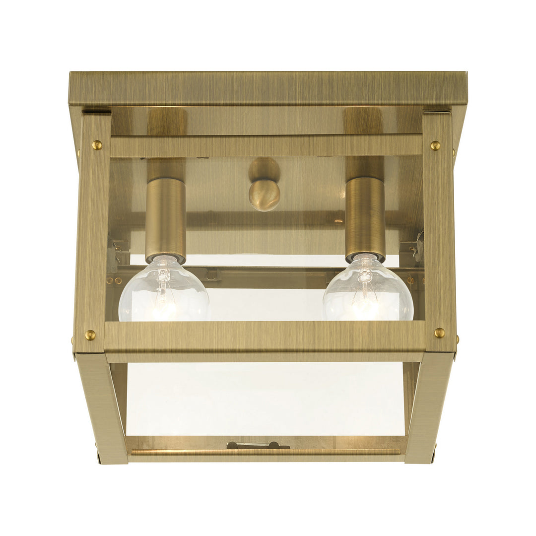 Livex Milford 4031-01 Ceiling Light - Antique Brass