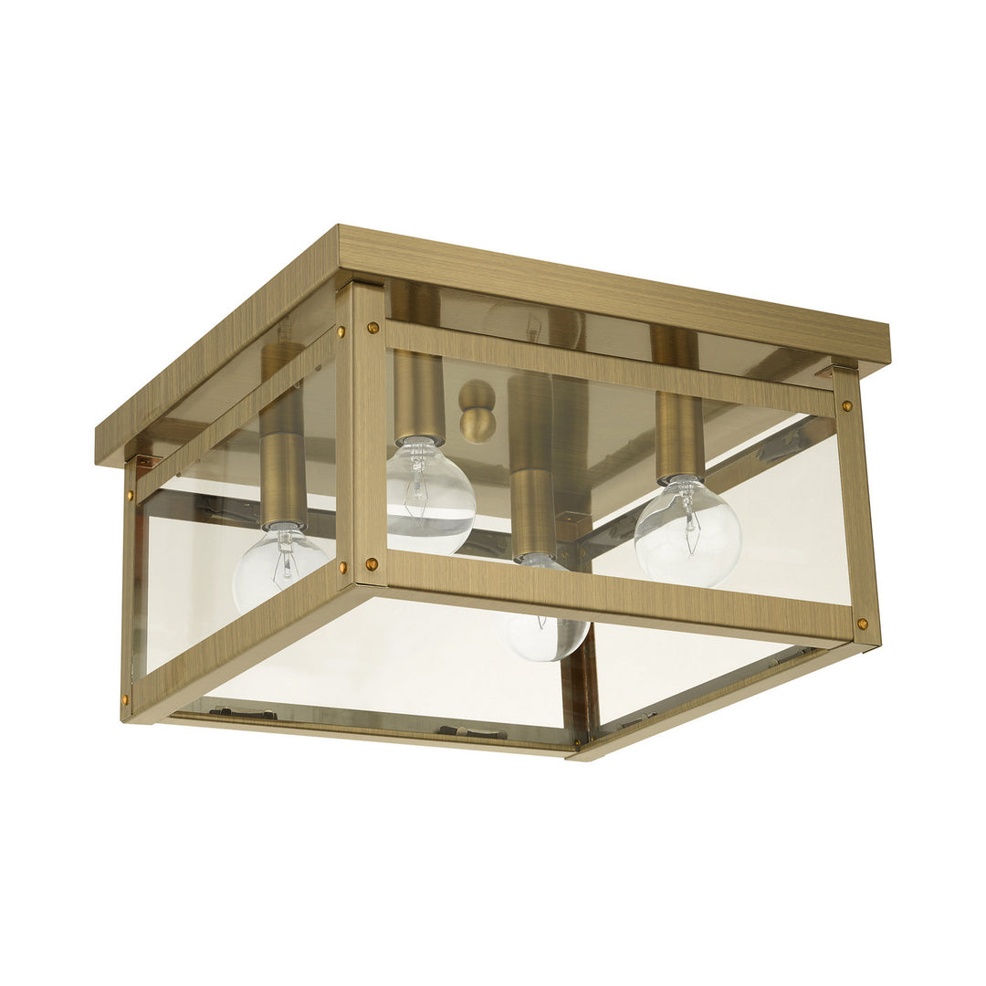 Livex Milford 4032-01 Ceiling Light - Antique Brass