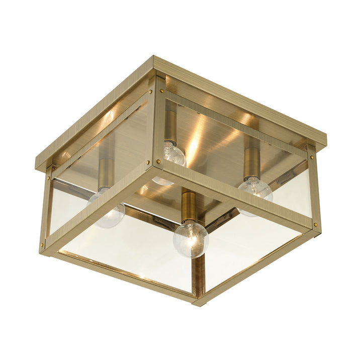 Livex Milford 4032-01 Ceiling Light - Antique Brass