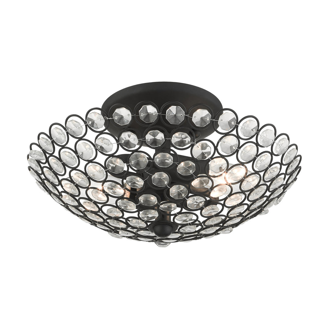 Livex Cassandra 40441-04 Ceiling Light - Black