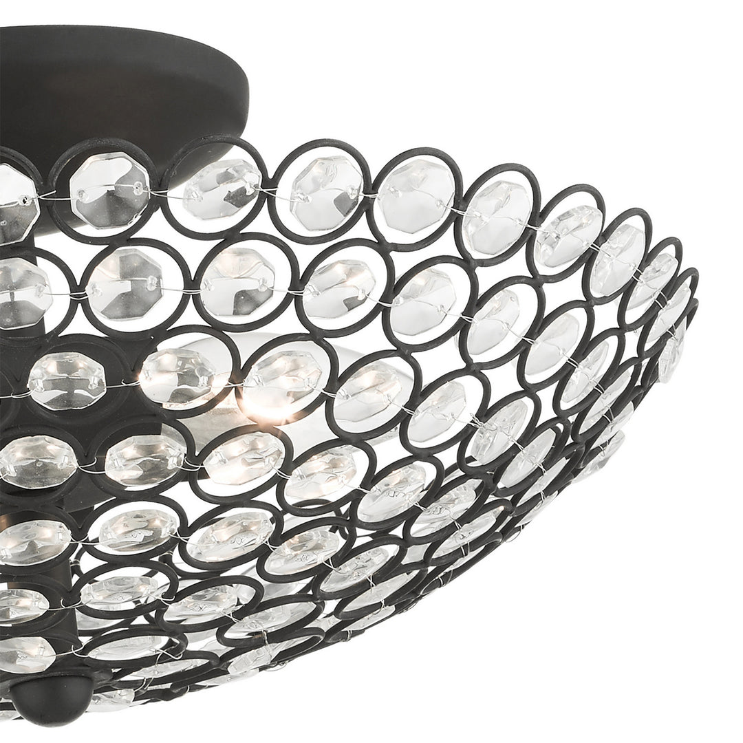 Livex Cassandra 40443-04 Ceiling Light - Black